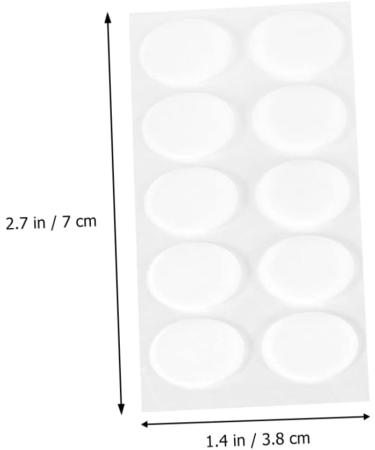 DOITOOL 240 Sets Earlobe Protective Film Transparent Tape for Earrings Support - Invisible Ear Lifting & Repair Patch - 7x3.8cmx2pc - Buy Online on GoSupps.com