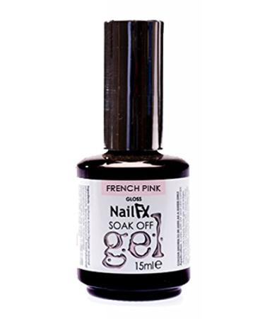 The Edge Nails Nail FX French Pink Soak Off Ultra Violet LED Gel 15ml