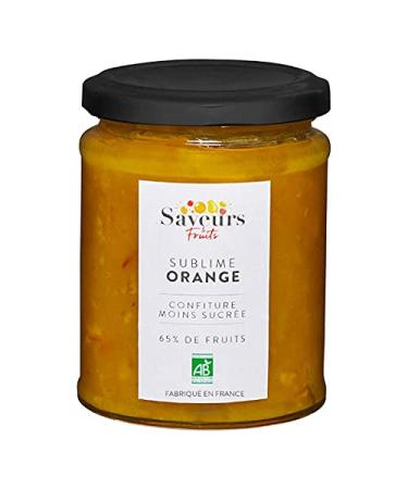 Saveurs & Fruits - Less Sweet Orange Jam 65% Fruit 310G - Sold per unit