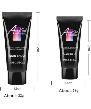 15 Colors Nail Gel Nail UV Gel Polish Kit for Nail Extensions Acrylic Gel Polish Nail Art Long Lasting Extension - (Color: 18) - Buy Online on GoSupps.com