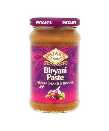 Patak's Biryani Spice Paste | Authentic Indian Recipe | Aromatic Spices | 283g | (Pack of 6)