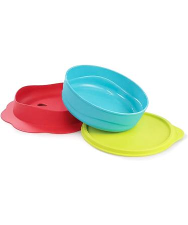 Buy Tupperware Non-Slip Children's Plate 500ml - Lime Blue & Red - Perfect for Babies - SKU 30968 - International Shipping Available - Buy Online on GoSupps.com