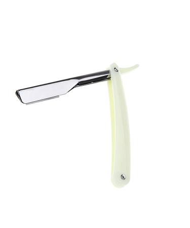 Barber Edge Steel Razor - Vintage Folding Metal Razor for Men (White) | Premium Quality & Precision Shaving Tool - International Shipping Available - Buy Online on GoSupps.com