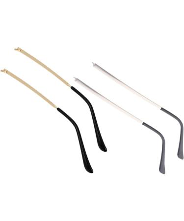 Ultechnovo 10 Pairs of Metal & Plastic Glasses Replacement Legs - Durable Spectacle Arm & Sunglasses Brackets with Screwdriver - Color Sorted 5 St. Pack - Buy Online on GoSupps.com