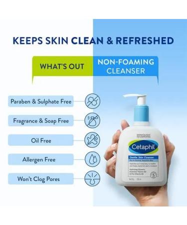 Cetaphil Gentle Skin Cleanser 1 Litre 32oz Fresh 33.8 Fl Oz (Pack of 1) - Buy Online on GoSupps.com