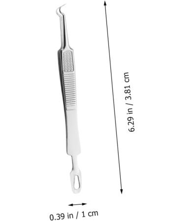 Ipetboom Blackhead Removal Tool 6 pcs Remover Stainless Curved Steel Tool Blackhead Extractor Pimple Blemish Kit for - Buy Online on GoSupps.com