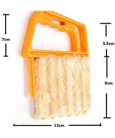 Mini-Blind Cleaner Microfibre Venetian Blinds Window Conditioner Duster Dirt Cleaner housework Tool (Orange) - Buy Online on GoSupps.com