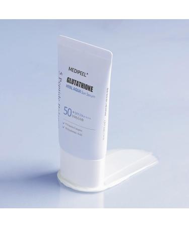  MEDIPEEL Glutathione Hyal Aqua Sun Serum (Glutathione Hyal Water Sun Serum) SPF 50+ PA++++ 50ml - Buy Online on GoSupps.com