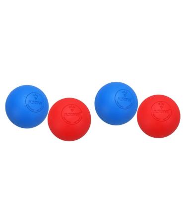 Tovinanna 4 pieces of muscle roll Massageball Femininity femmansoe body massage yoga mobility balls Fascia ball for feet yoga ball lacrosse balls massage peanut massage globe gymnastics ball
