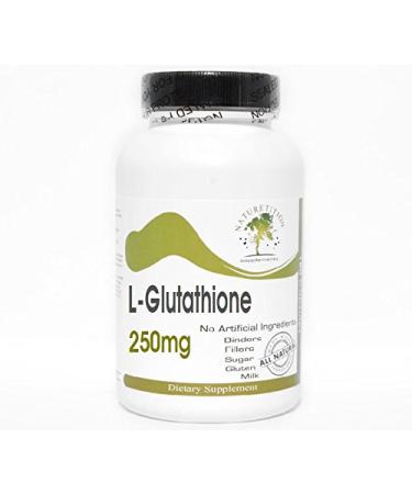 L-Glutathione 250mg 100 Capsules - No Additives Naturetition Supplements