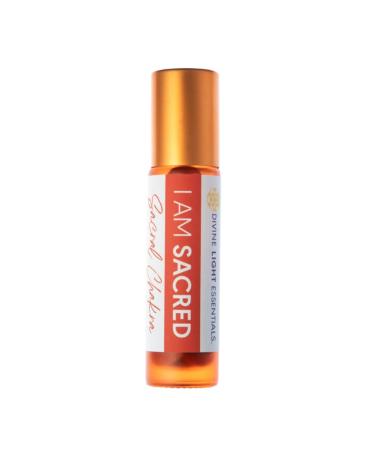 I Am Sacred Essential Oil Elixir - Sacral Chakra - Abundance - Creativity - Inspiration (10 ml Roller Bottle) 0.33 Fl Oz (Pack of 1)