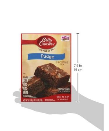 Buy Betty Crocker Fudge Brownie Mix Family Size 18.3oz (Pack of 4) - International Shipping Available - Buy Online on GoSupps.com