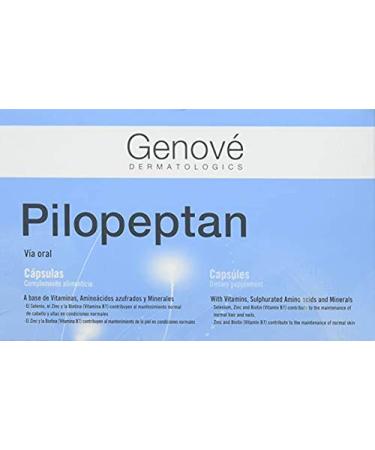 GENOV Pilopeptan 60 Capsules for Hair Loss Treatment & Regrowth - Vitamins for Men & Women - Nutrient-Rich Formula with Active Ingredients - Buy Online on GoSupps.com
