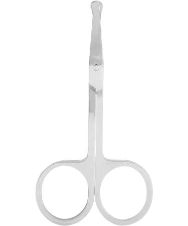 JTLB Round Nose Stainless Steel Nose Hair Scissors - Precision Grooming for Eyebrows Eyelashes & Moustaches | International Shipping Available - Buy Online on GoSupps.com