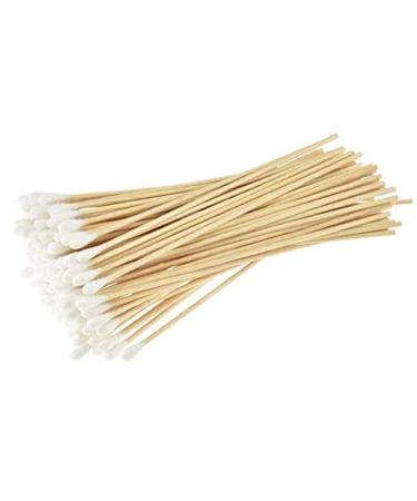 WOIWO 200PCS Cotton Swabs - 6 Inch Single Tip Applicators with Wood Handles for Precision Cleaning | International Shipping Available - Buy Online on GoSupps.com