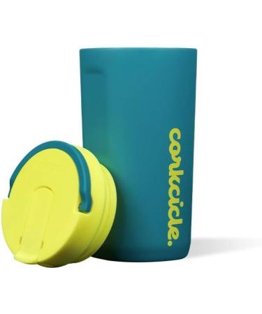 Corkcicle Kids Tumbler 12 oz - Triple Insulated Stainless Steel Travel Mug, Easy Grip, Non-Slip Bottom - Keeps Beverages Cold for 18 Hours, Hot for 3 Hours, Electric Tide - Buy Online on GoSupps.com