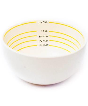 Uba Portion Control Porcelain Measuring Bowl for Weight Loss Bariatric Diet Healthy Eating (1)