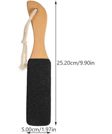 Foot File Remover Set - 2pcs Wooden Handle Callus Remover for Smooth Pedicure - Buy Online on GoSupps.com