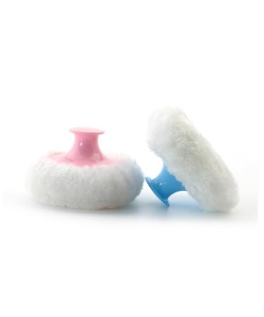POPETPOP 4 Pi ces ponge En Poudre Houpette Houppette En Peluche Poudres De Houppette Pour Pour Le Corps Houppette Pour Le Corps De B b Lavable Poudre Min rale Nouveau N e