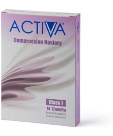 Activa Class 1 Below Knee Compression Stockings Medium - Closed Toe Black - Buy Online on GoSupps.com