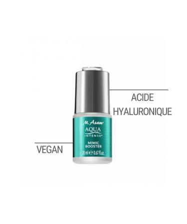 M. Asam AQUA INTENSE Mimic Booster Serum - Hyaluronic Acid Facial Moisturizer for Smoothing Expression Lines | Vegan & Fragrance-Free - 0.67 Fl Oz - Buy Online on GoSupps.com