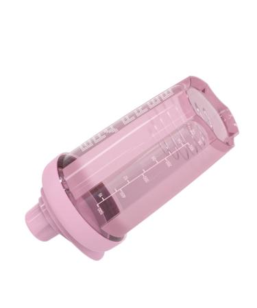 1PC Protein Shaker Bottle Classic Protein Mixer Shaker Bottle with Twist and Lock Portable Pre Workout Protein Drink Shaker Cup for Mixes Cocktails Smoothies and Shakes(Pink)