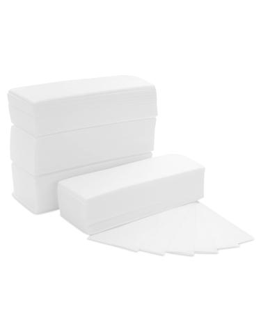 Juvale 400-Pack Body and Facial Hair Removal Strips for Women Non-Woven Sheets Easy to Cut and Shape as Needed Smooth Surface Disposable (7.85x2.7 in)