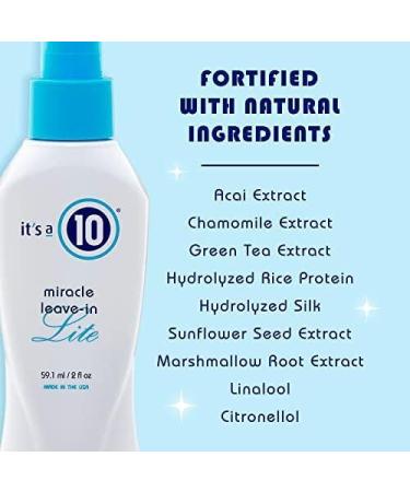 it's a 10 Haircare Miracle Leave-In Lite 2 fl. oz. (Pack of 3) 2 Fl Oz (Pack of 3) - Buy Online on GoSupps.com