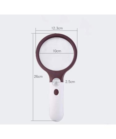 10 Times 30 Times Glass LED Reading Mobile Phone Repair Identification High Magnification Glass Large Lens Large Diameter 100mm Made in China - Buy Online on GoSupps.com