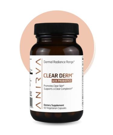 Clear Skin Supplement with Zinc for Adults Formulated To Battle Hormonal Acne Zinc Pills for Acne Rosacea Skin Supplement Zinc Supplements for Adult Acne - Anirva ClearDerm - Buy Online on GoSupps.com