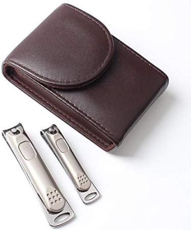 PSGS 2Pcs Men's Grooming Set Stainless Steel Toes Nail Clippers Cuticle Trimmer Nail Cutter Scissor Manicure Beauty Care (Color : Model 1) - Buy Online on GoSupps.com