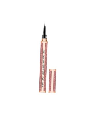 Healvian 1 Piece Waterproof Eyeliner Pencil Black Makeup Dot Liquid Eyeliner Pen Waterproof Waterproof Waterliner Fine 135*3 CM as shown