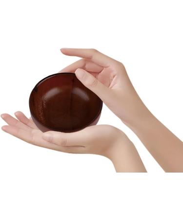 Wood Razor Shell with Lid - Stylish Soap Container & Shaving Bowl for Men | Eco-Friendly Foam Shell & Facial Cleaning Tools - Buy Online on GoSupps.com