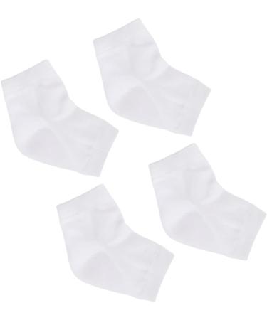 DOITOOL 4 Pairs Anti-Crack Socks Ankle Socks Crack Heel Socks Feet Repair Socks Heel Protector Socks Moisturising Foot Socks Feet Care Socks Gel White Anti Cracked Feet Men and Women - Buy Online on GoSupps.com