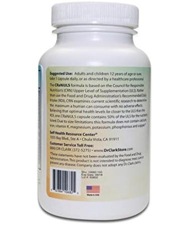 Dr Clark Store CRaNiULS (Multi Vitamin & Mineral), 520 mg 150 Gelatin Capsules - Buy Online on GoSupps.com