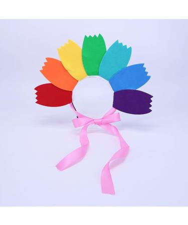 TQUXNGA Long Ribbon Rainbow Color Hairband Music Concerts Mardi Headband for Teens Adult Party Performances Hair Supplies - Buy Online on GoSupps.com