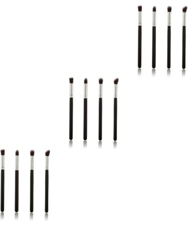 Hemoton 12 Pcs Eye Make-up Brush Kit Makeup Brush Lip Scruber Eye Shadow Brush Theive Cosmetics Makeup Tool - Buy Online on GoSupps.com