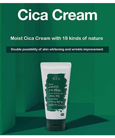 Organic Cica Cream 100ml - Soothing & Hydrating Skin Repair | International Shipping Available - Buy Online on GoSupps.com