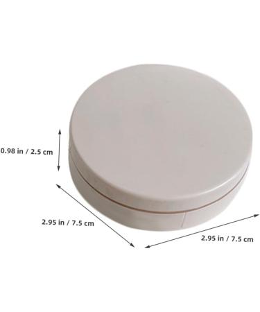 HAPINARY Lens Holder - 2 Sets Colored Makeup Container | ABS Invisible Travel Makeup Lens Case for Cosmetics - Buy Online on GoSupps.com