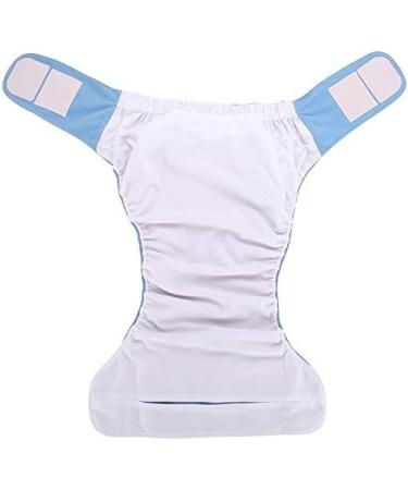 Adjustable Adult Cloth Diapers Pants - Washable & Reusable Incontinence Care Underwear (Blue) - Buy Online on GoSupps.com
