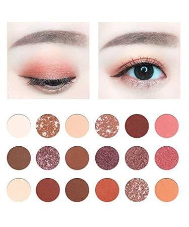 Retoo Eyeshadow Palette - 18 Highly Pigmented Colors for Seductive Eyes | Professional Makeup Palette - Buy Online on GoSupps.com