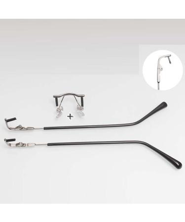 BEGISA Eyeglass Nose Pads & Metal Temples - Rimless Repair Kit for Glasses - Silver Replacement Parts - Buy Online on GoSupps.com