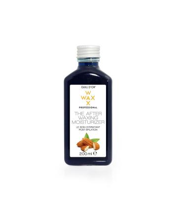 The after Waxing Moisturizer 200 ml WaxWax de Guill D'Or Moisturizing and softening oil based on sweet almond oil.