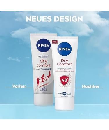  NIVEA NIVEA 6 x DRY COMFORT PLUS CREAM body deodorant - stock offer - Buy Online on GoSupps.com