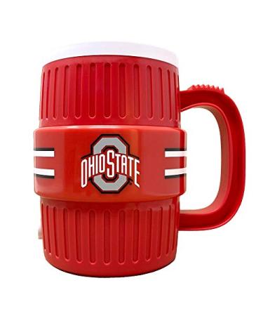 NCAA Water Cooler Mug, 44-ounces - Durable Travel Mug - Suitable for Hot & Cold Beverages Ohio State Buckeyes One Size Team Color