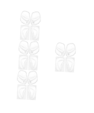 8 Pairs Silicone Mat Feet Pads Arch Cushions Forefoot Inserts Arch Insert Support Arch Support Insoles Forefoot Pads Shoe Insoles Arch Support Metatarsal Pads Arch Support Inserts