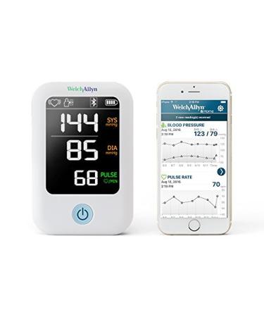 Welch Allyn Home - H-BP100SBP 1700 Series Blood Pressure Monitor and Upper Arm Cuff Clinical-grade Technology and Easy Bluetooth Smartphone Connectivity HBP100SBP x-small 1700 Monitor