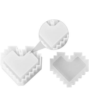 COHEALI 2 Sets Storage Box Mold Silicone Molds Epoxy Silicone Diy Crystal Epoxy Mold Accessories Crafts Whitex2pcs 9.6X8.9CMx2pcs - Buy Online on GoSupps.com
