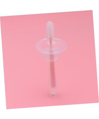 Gatuida 12 Pcs Pink Toothbrush Set with Suction Cup Bristles for Newborns - Soft & Safe for Baby's First Teeth - Buy Online on GoSupps.com