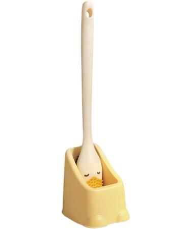 Innovative Duckbill Toilet Cleaning Tool Clean Difficult Corner Eliminate Comfortable Grip Handle Home Office Household Cleaning Tool Yellow - Buy Online on GoSupps.com